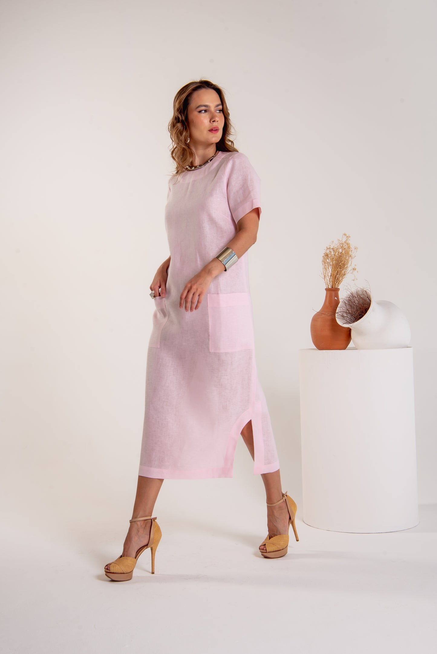 Vestido Ravena Rosa
