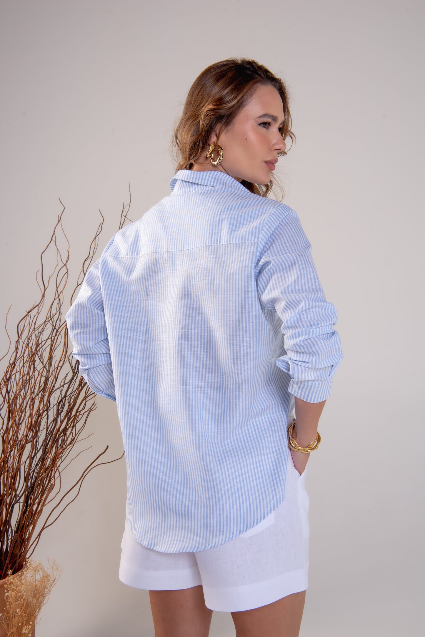 Camisa Tâmisa Listra Linho