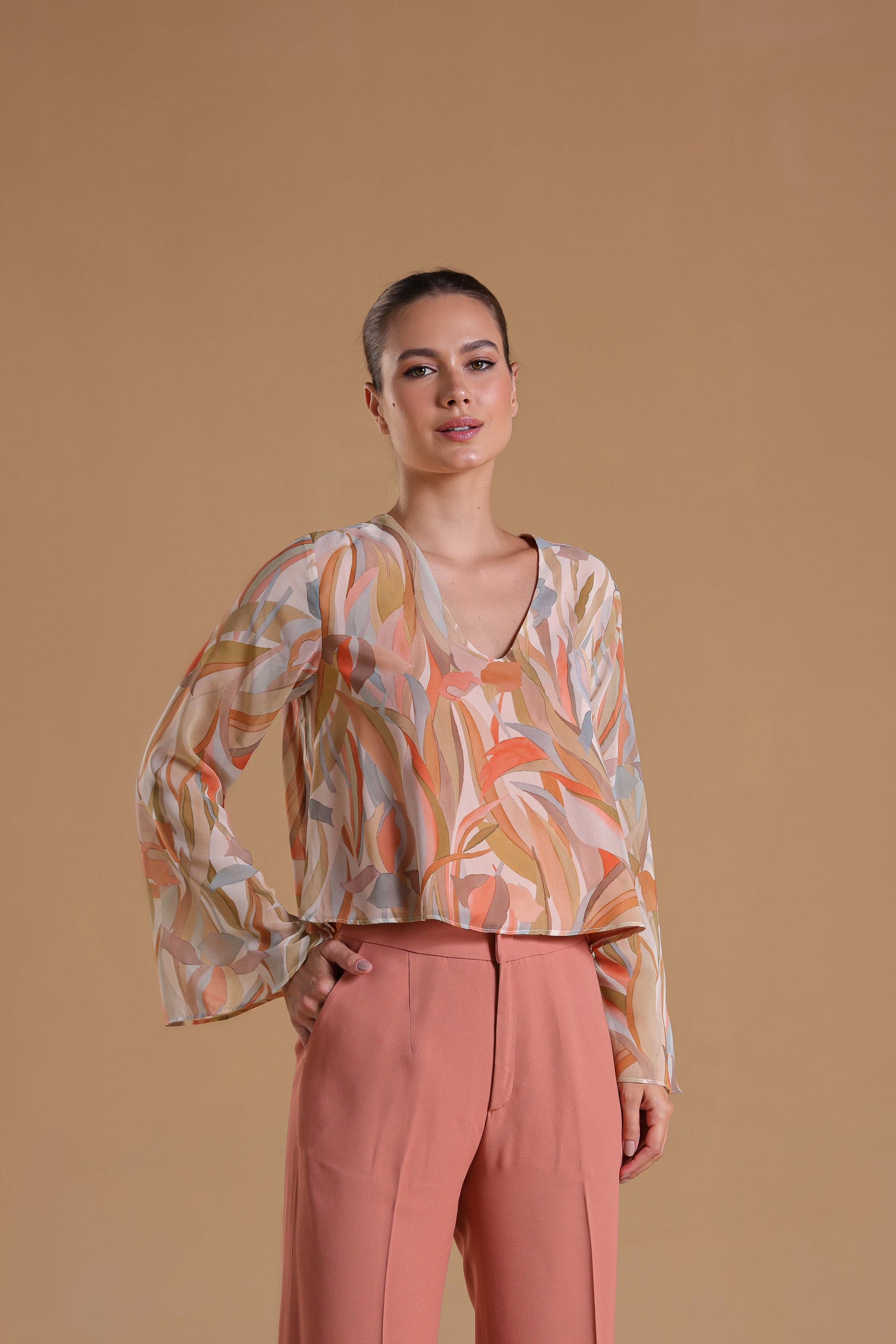 Blusa Milazzo Folhas