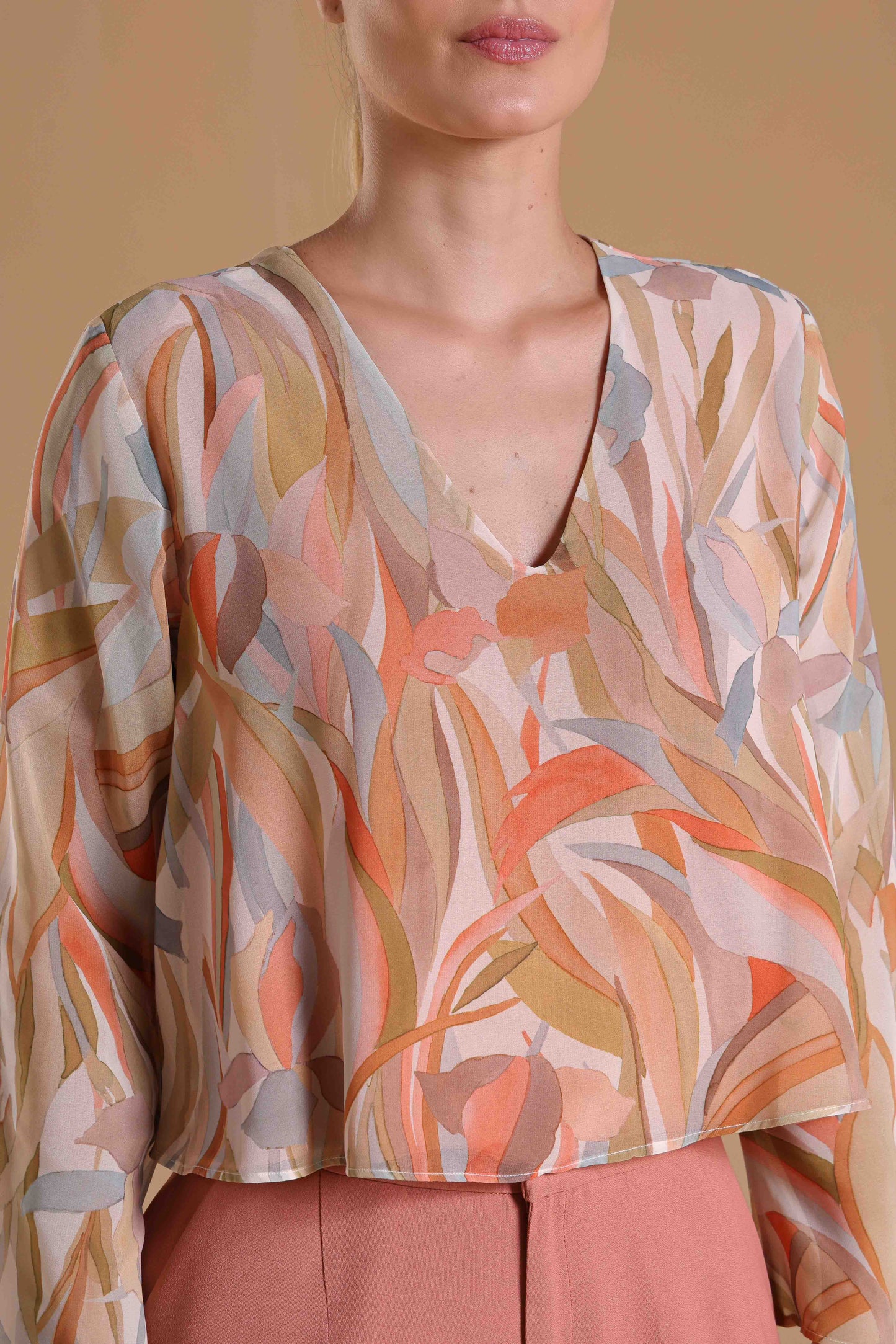Blusa Milazzo Folhas