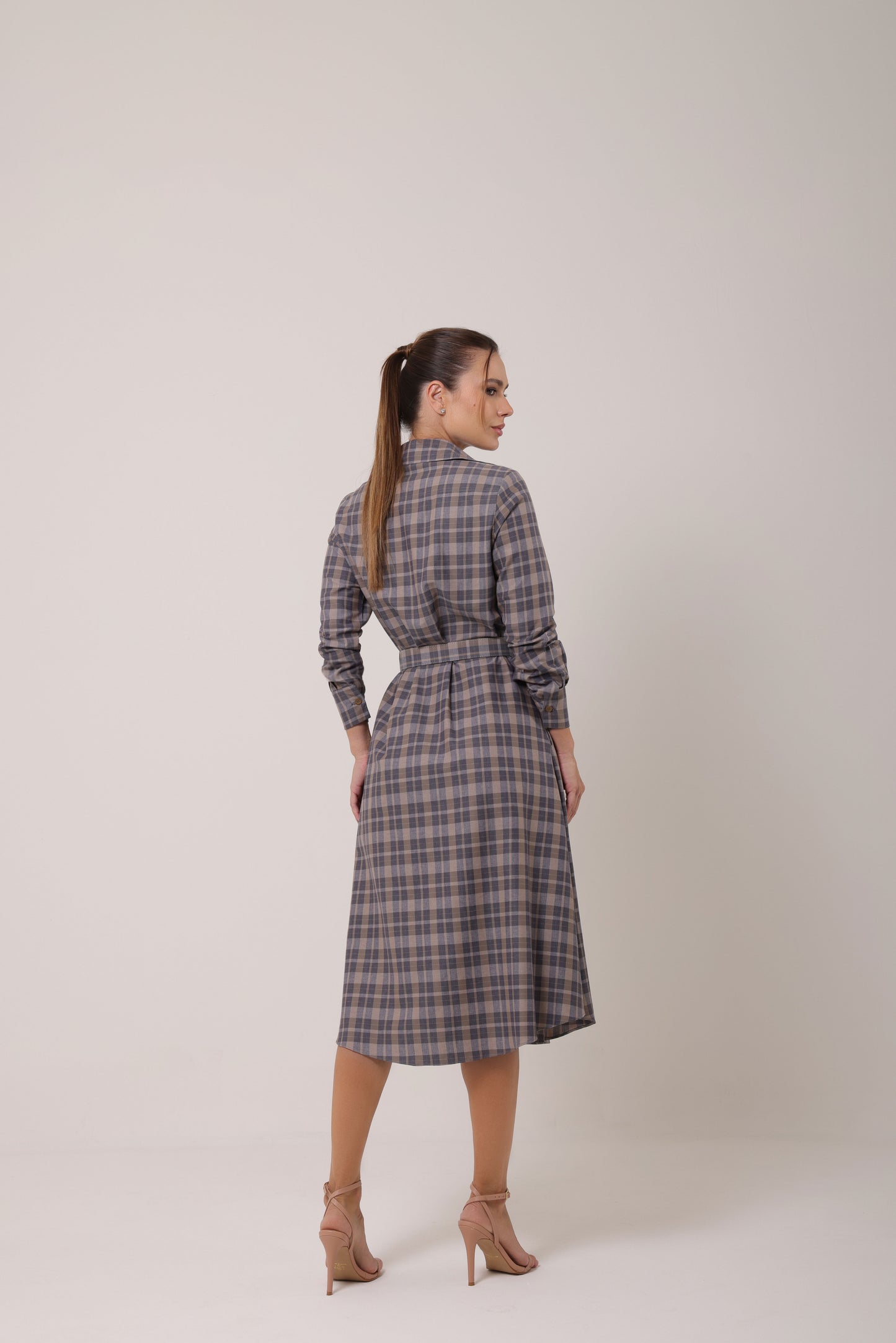 Vestido Rubi Xadrez Clássico