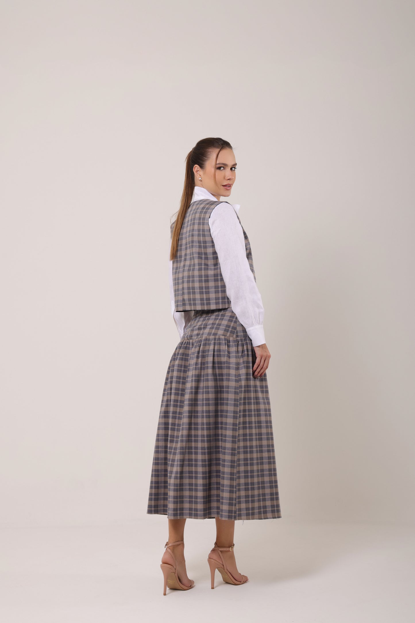 Blusa Sophie Xadrez