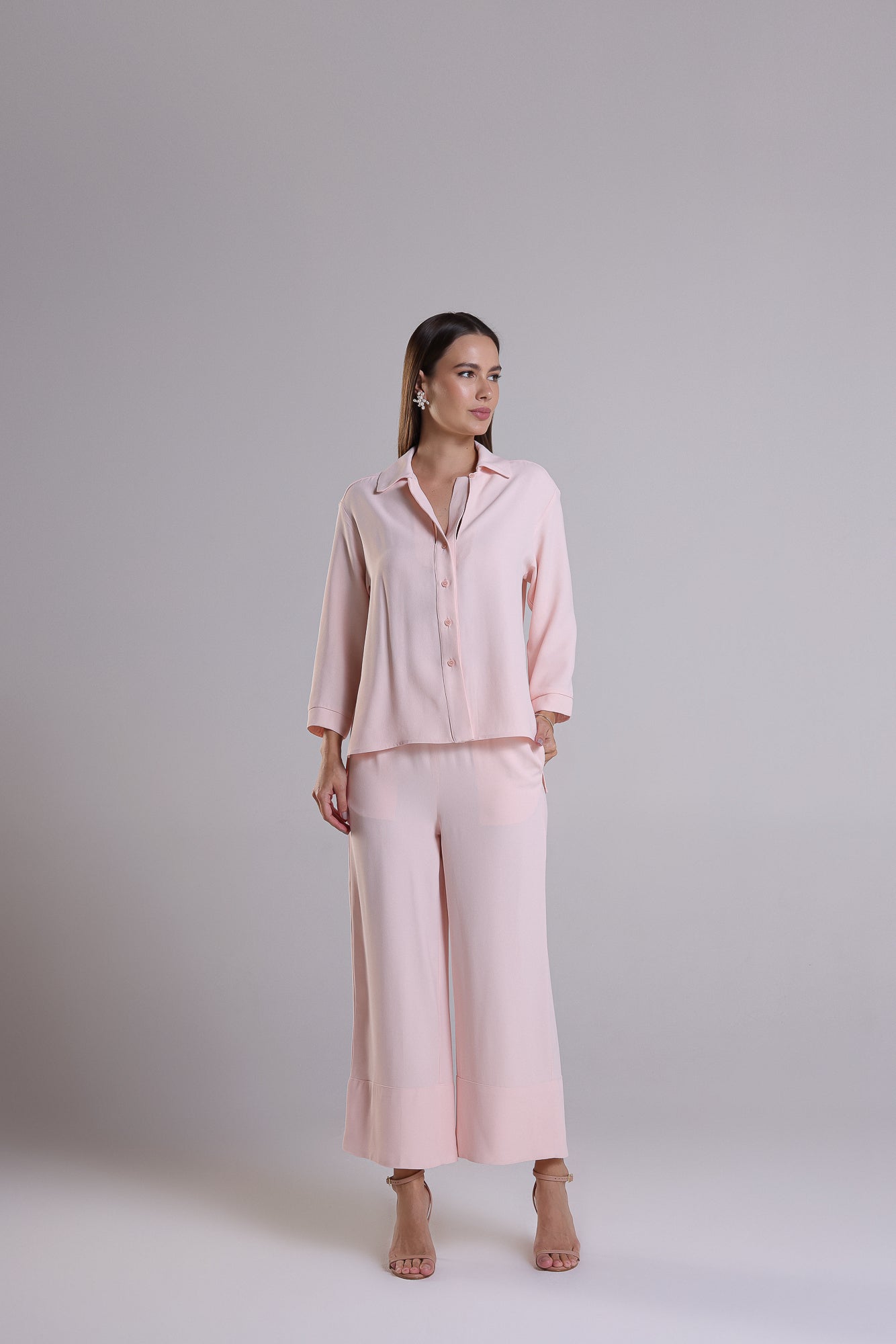 Camisa Chloé Patou Rosa
