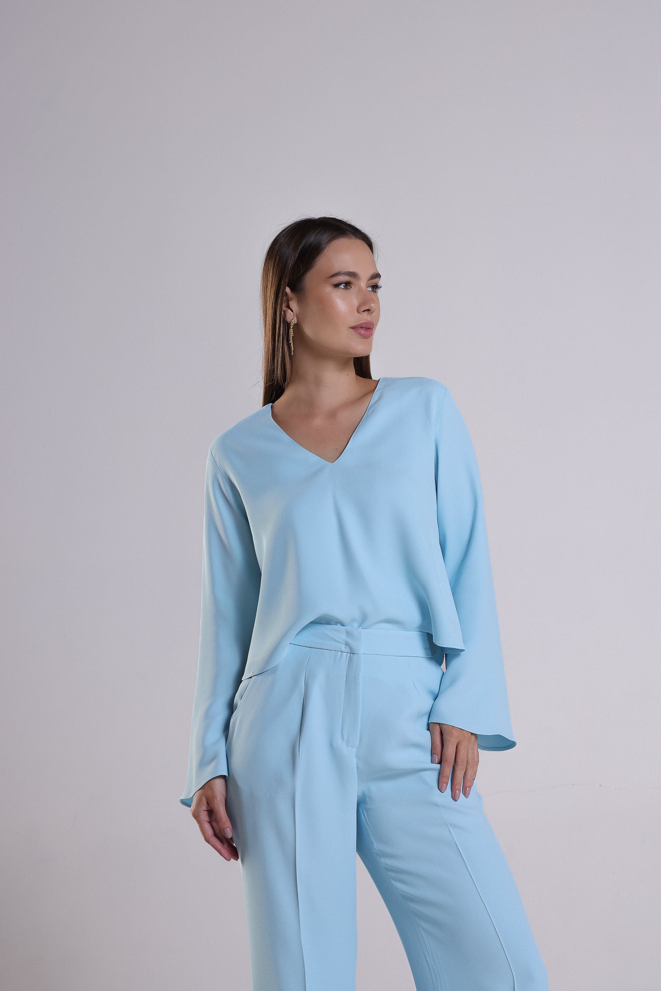 Blusa Milazzo Azul Claro