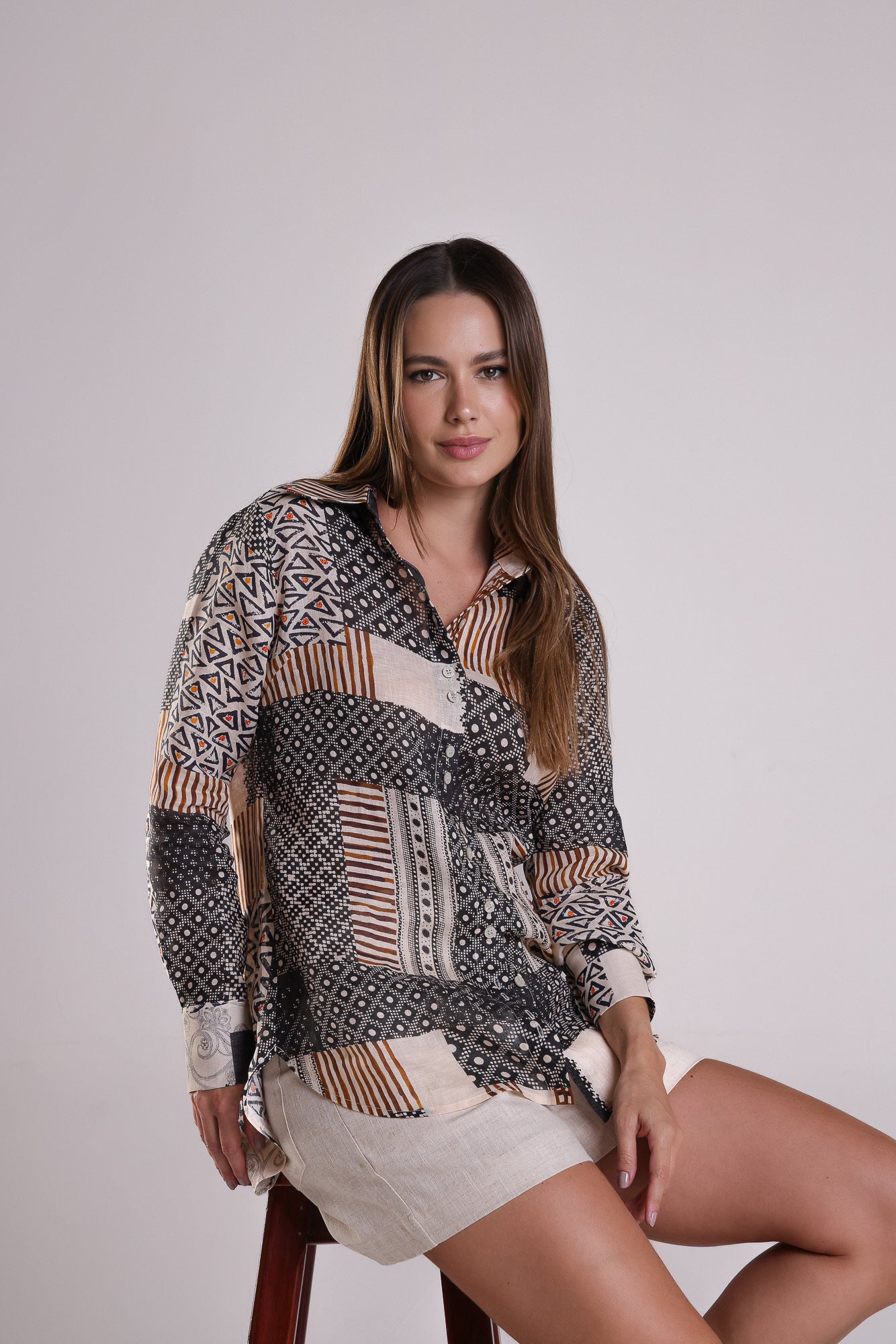Camisa Siena Patchwork