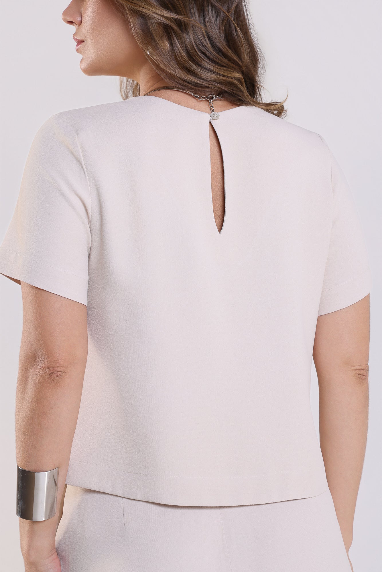 Blusa Catherine Patou Bege