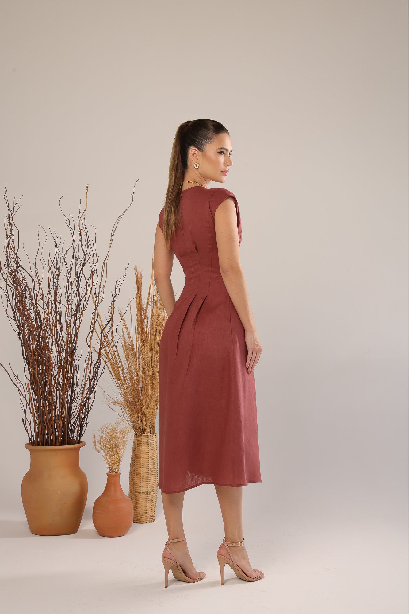 Vestido Locarno Mocha