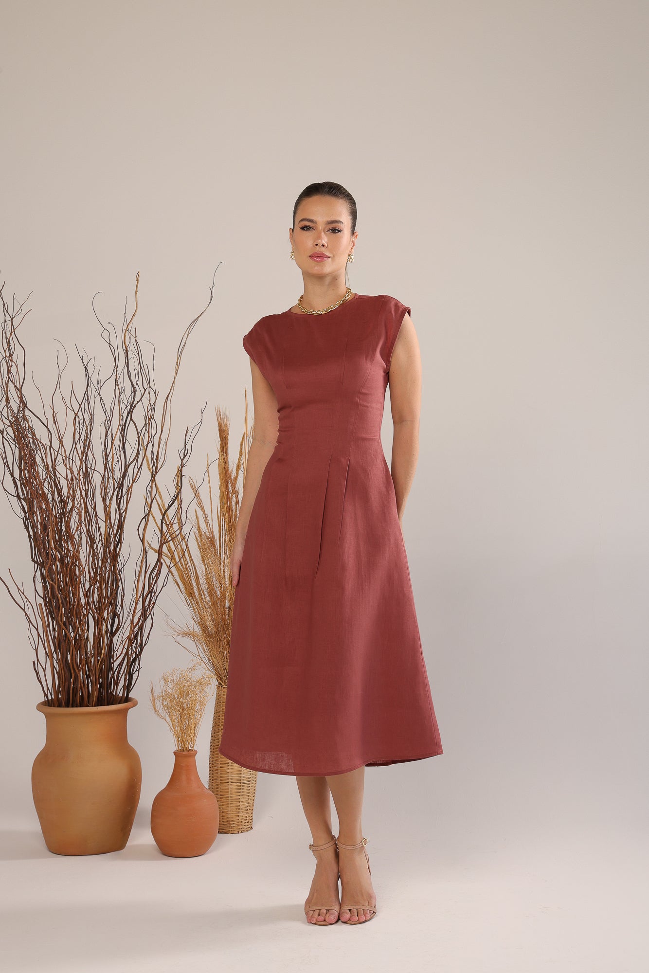 Vestido Locarno Mocha