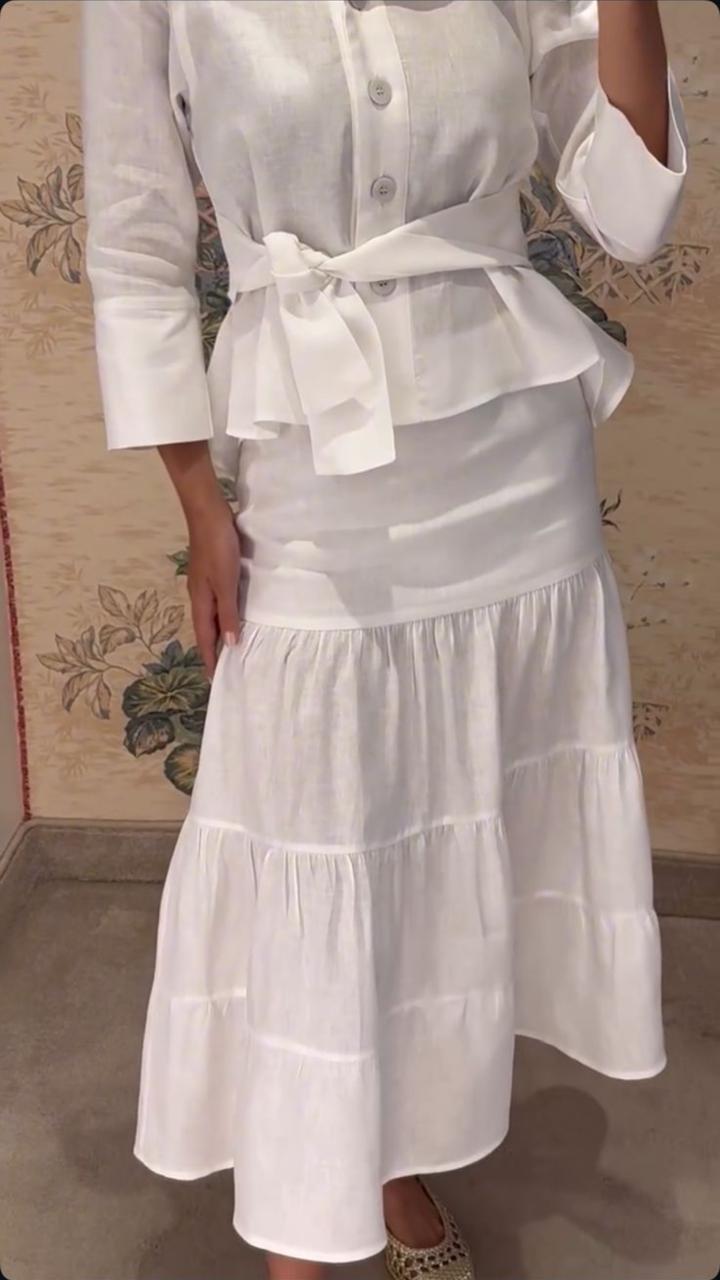 Saia Romênia Branca