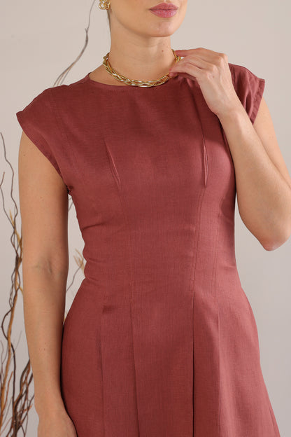 Vestido Locarno Mocha