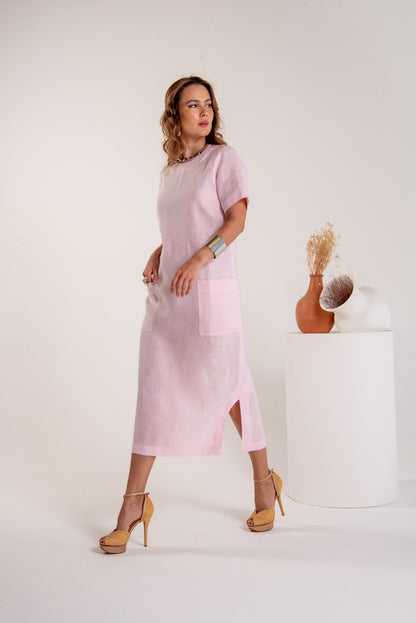 Vestido Ravena Rosa