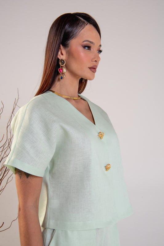 Blusa Heloíse Verde Claro