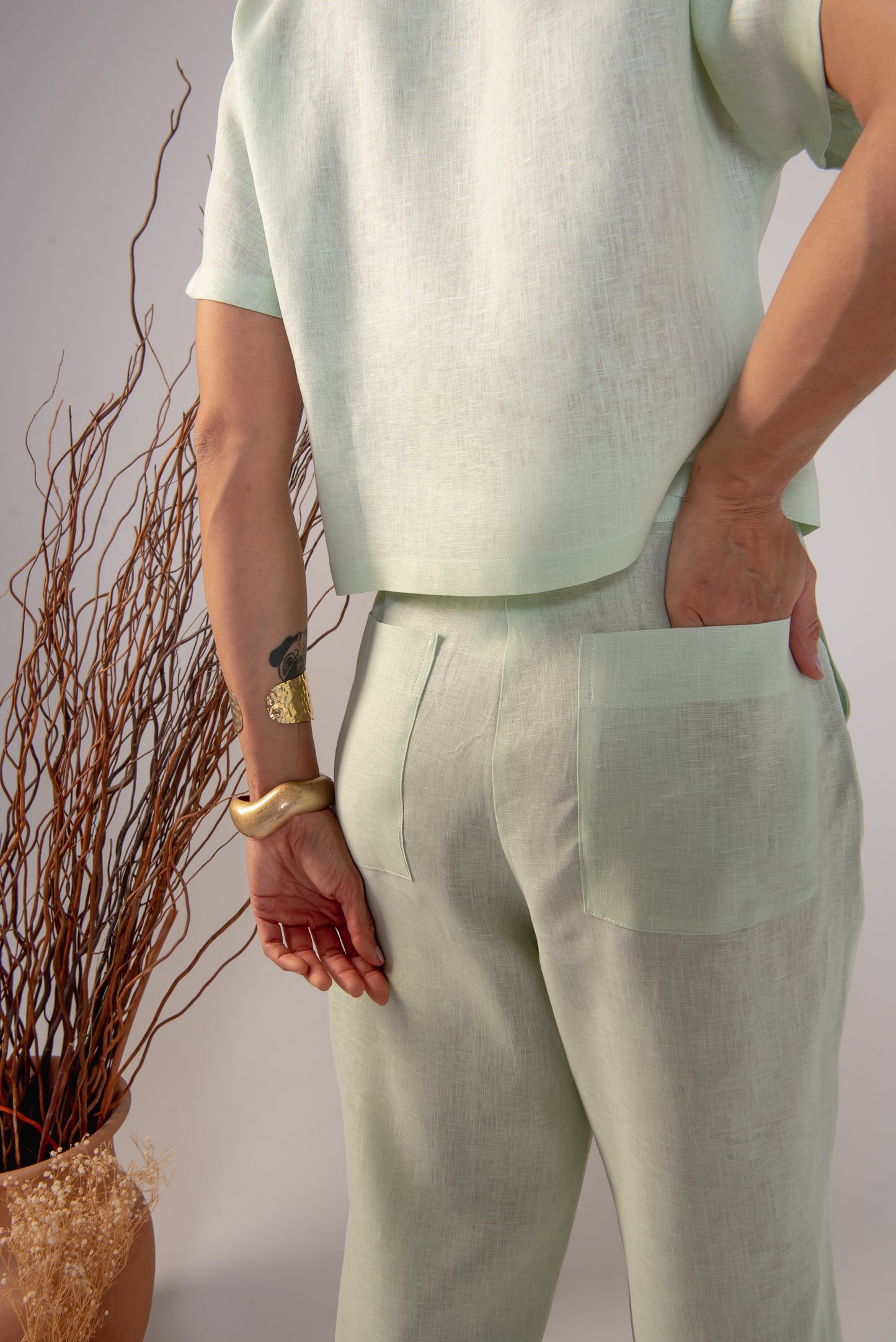 Calça Jade Verde Claro