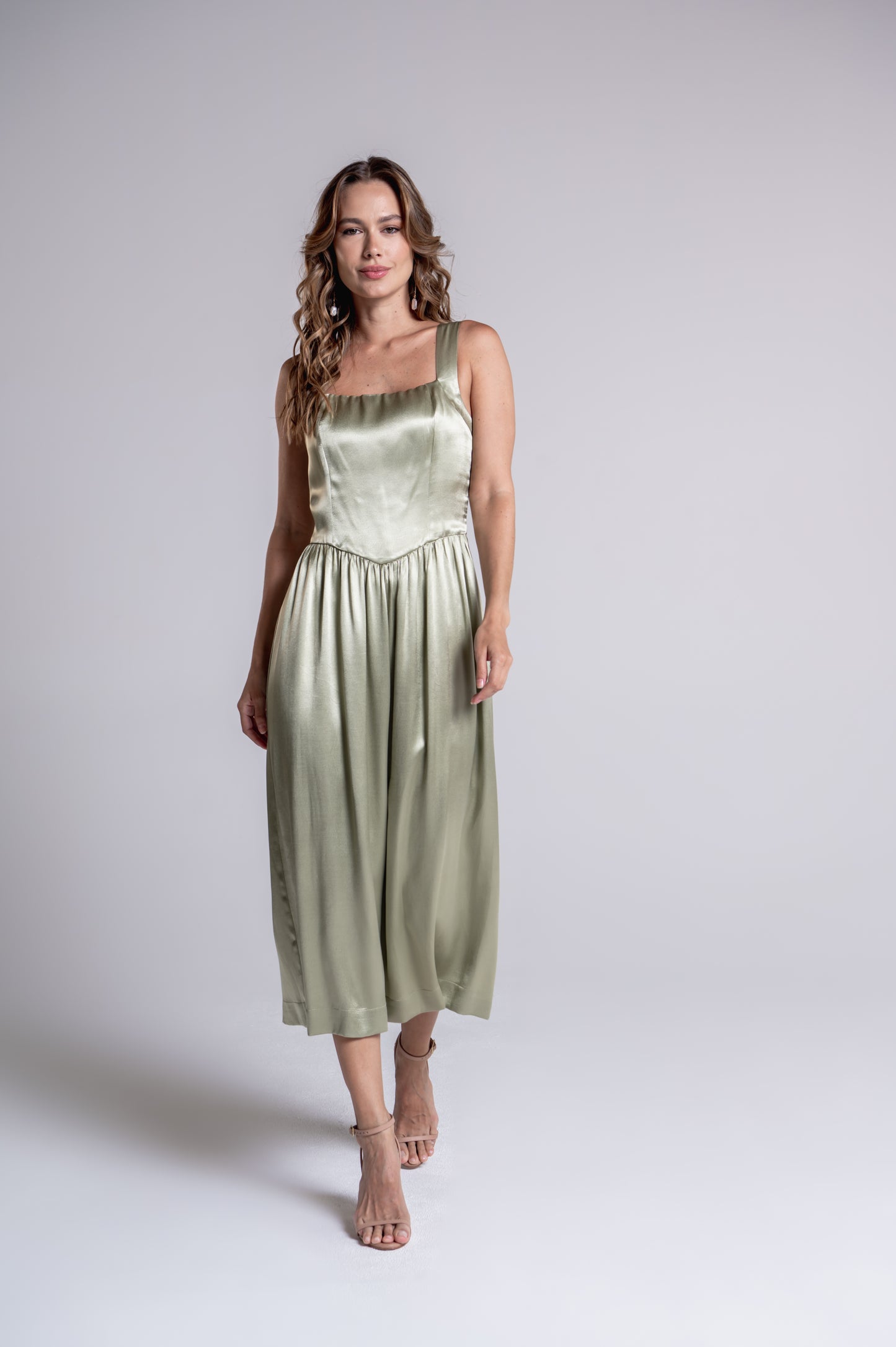 Vestido Manton Verde