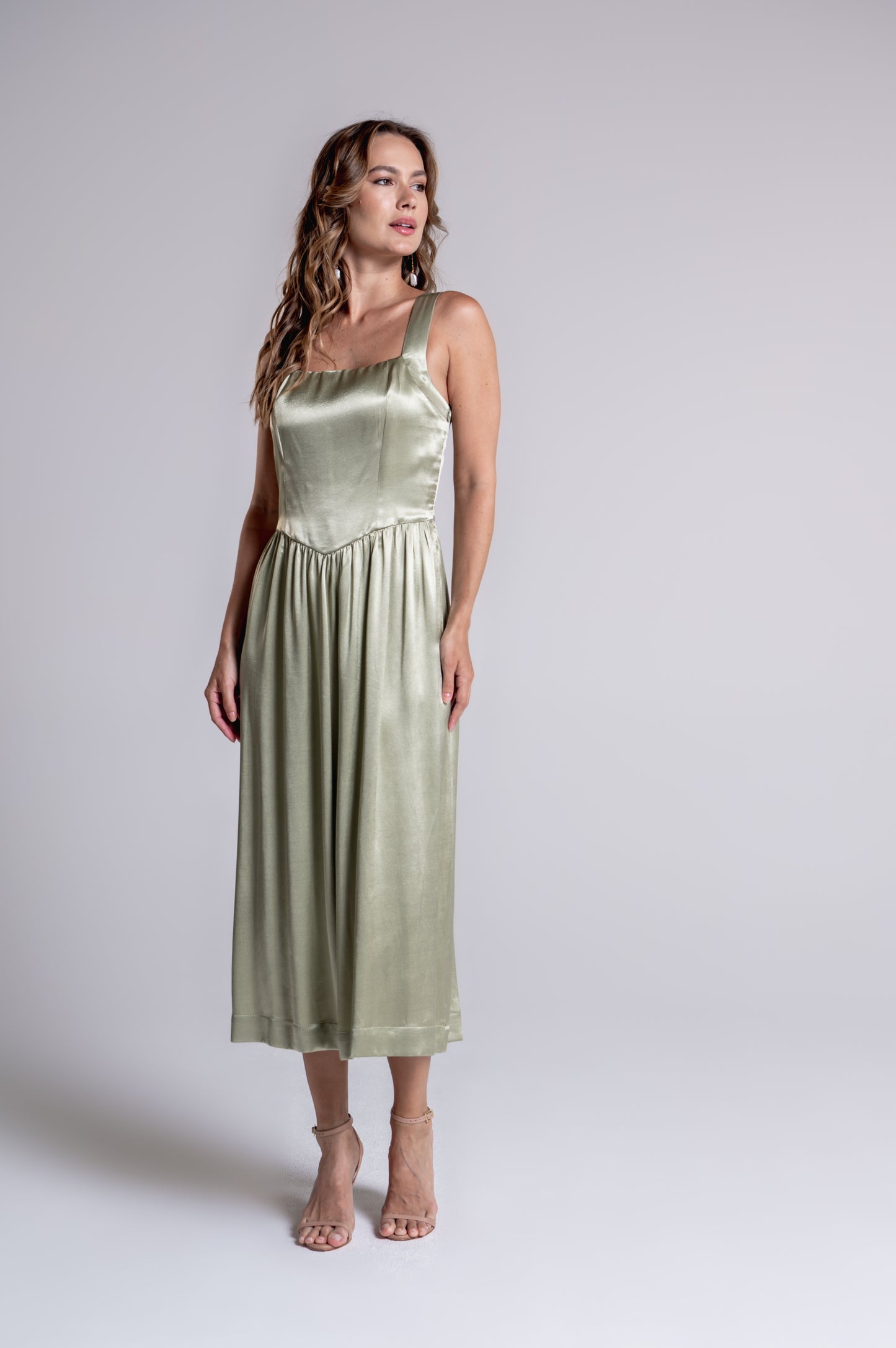 Vestido Manton Verde