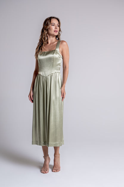 Vestido Manton Verde