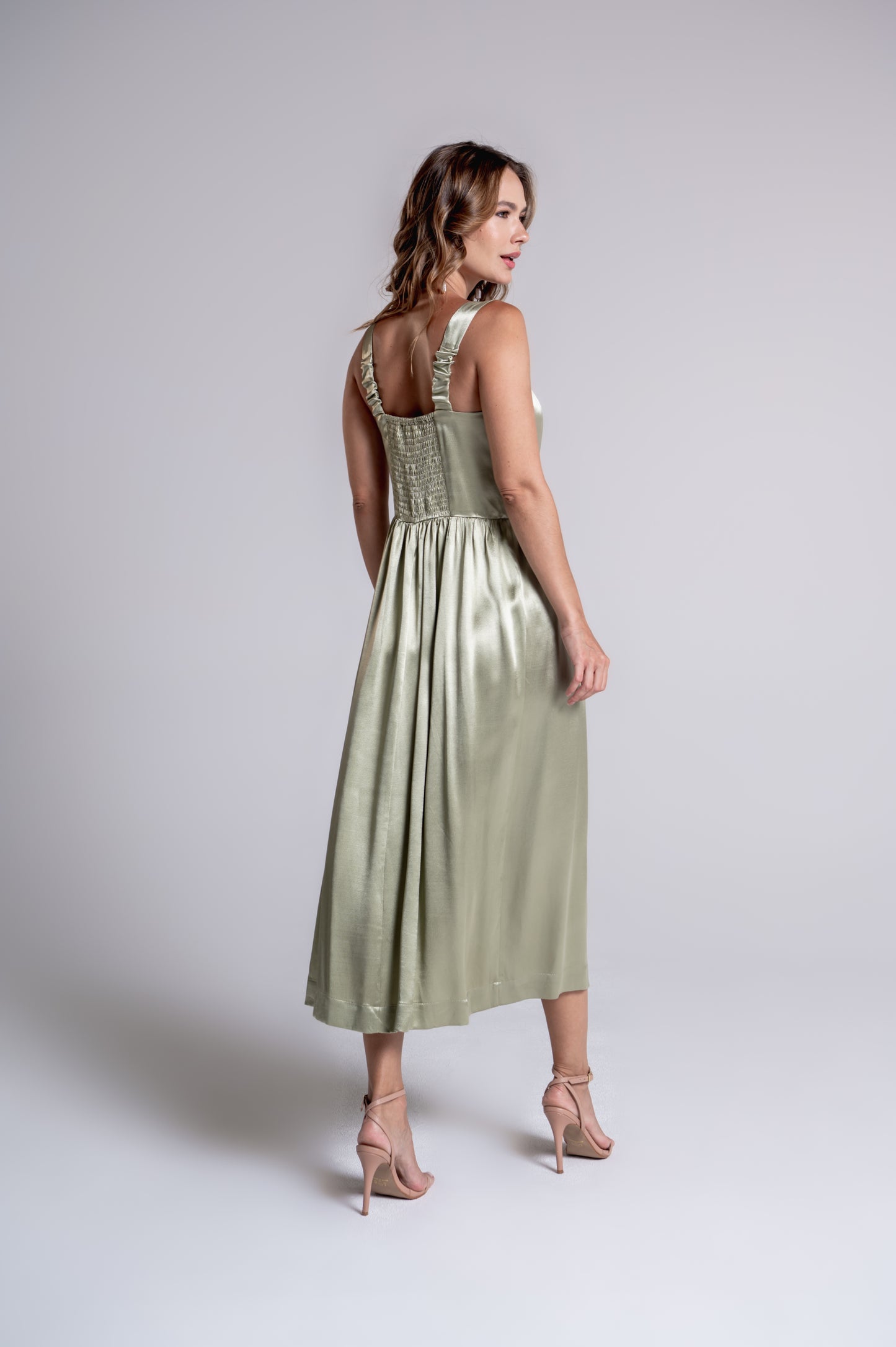 Vestido Manton Verde