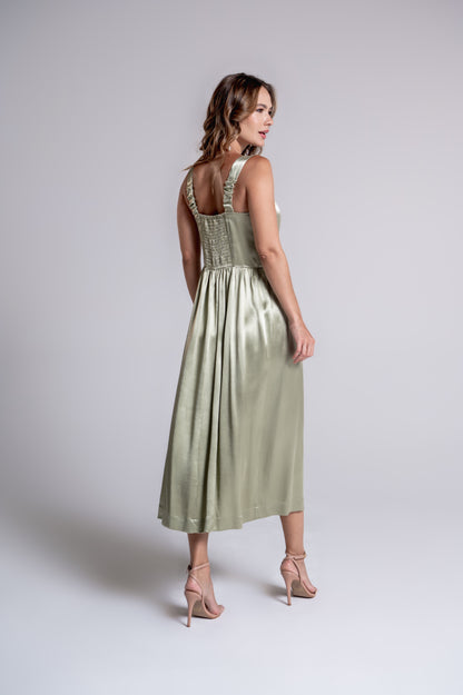 Vestido Manton Verde