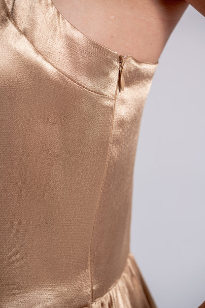 Vestido Manton Dourado