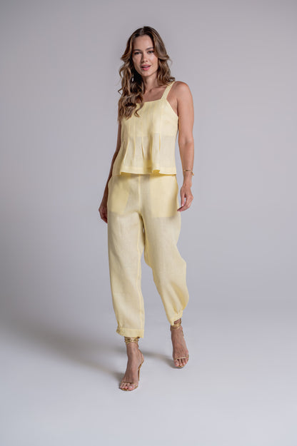 Calça Jade Amarela