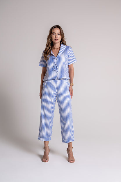 Calça Vicenza Listra Azul