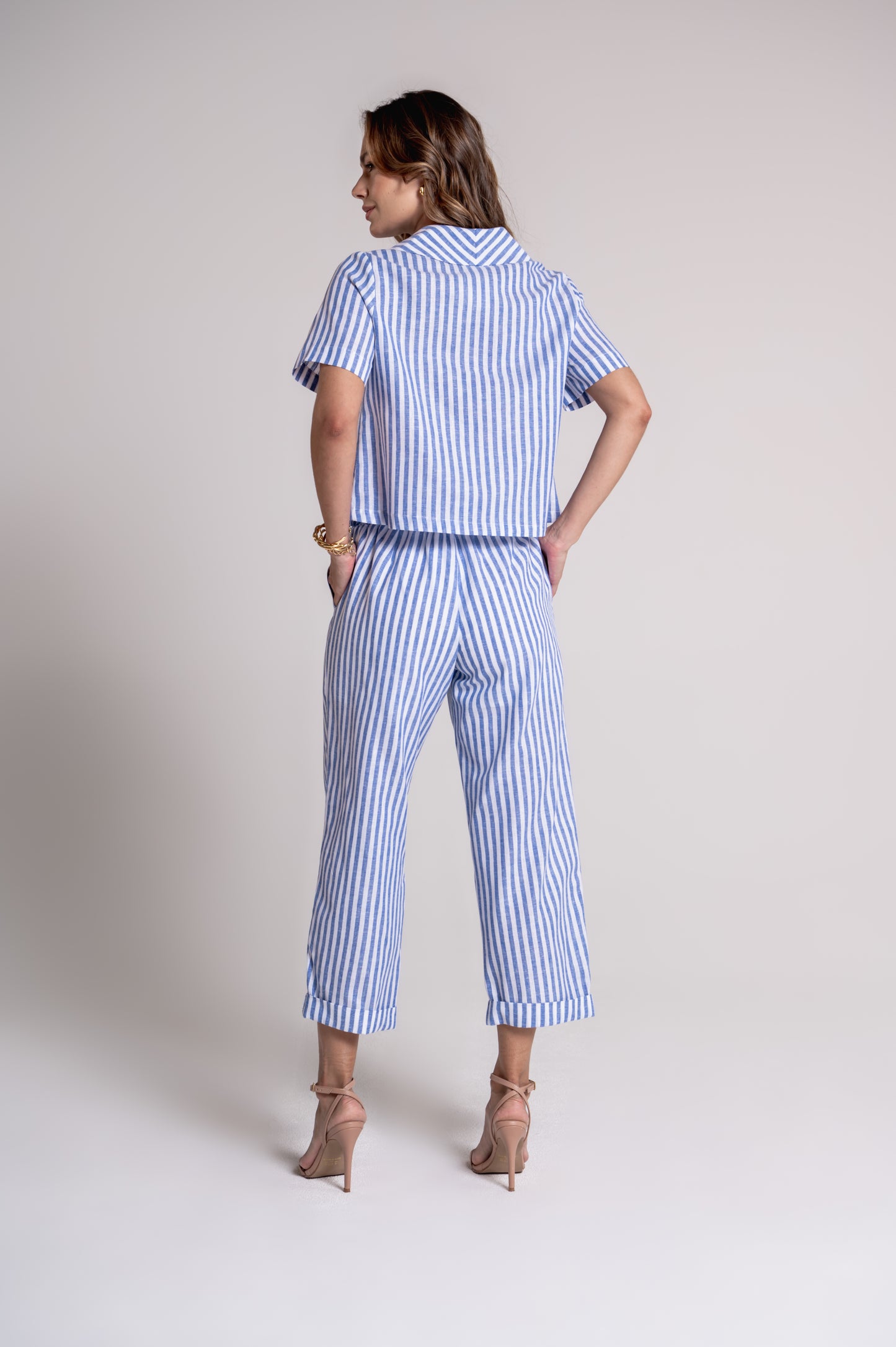 Calça Vicenza Listra Azul