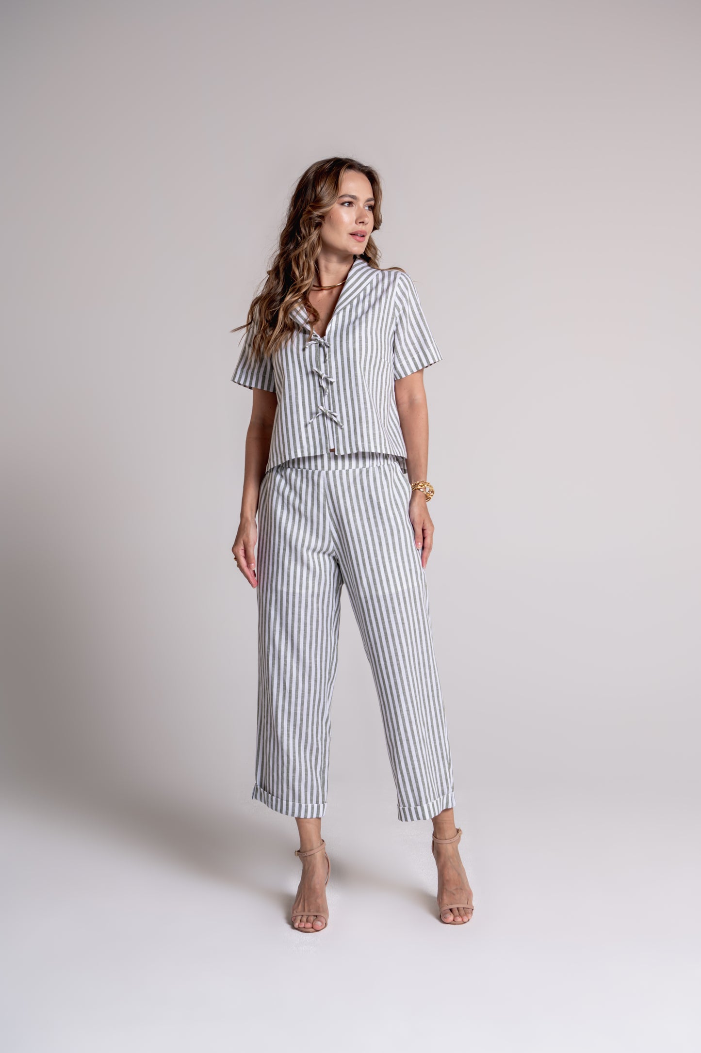 Calça Vicenza Listra Verde