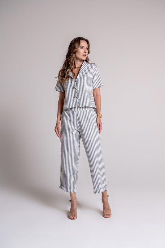 Calça Vicenza Listra Verde