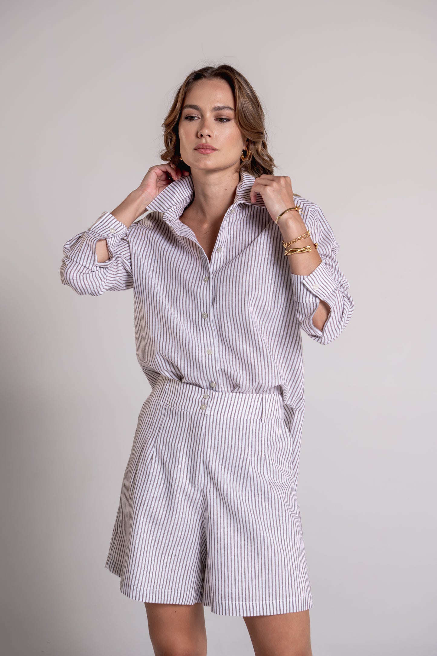 Camisa Tâmisa Listra Caqui