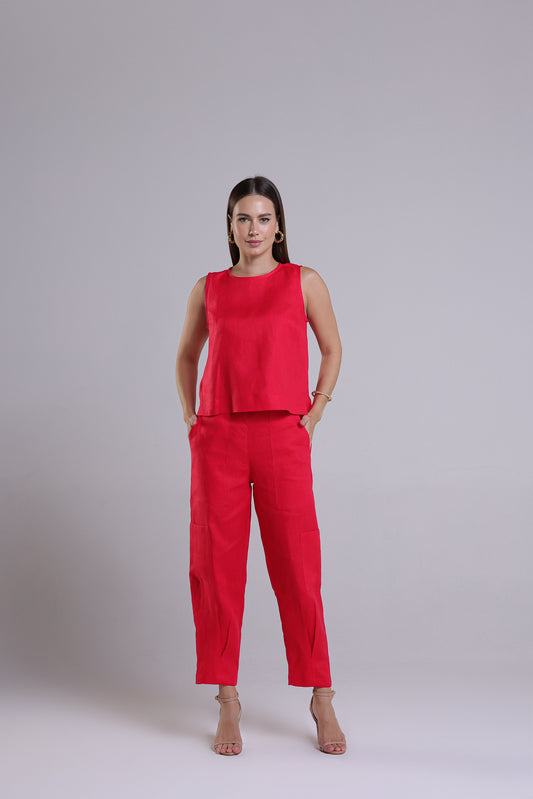 Calça Liège Vermelha