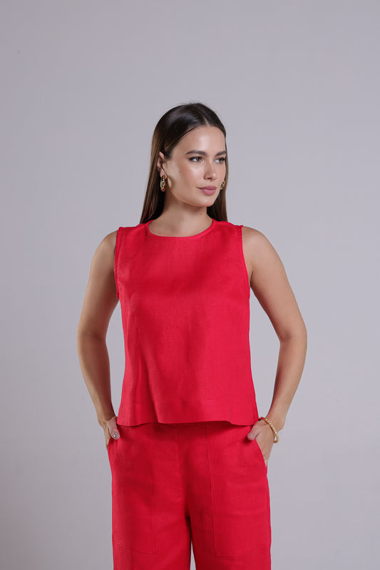 Blusa Liège Vermelha