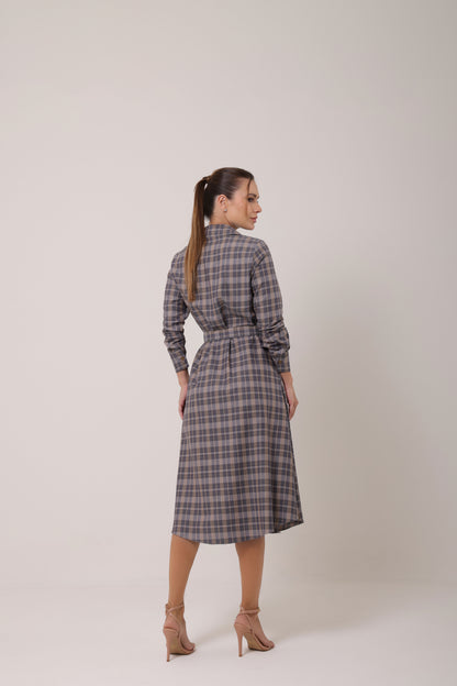 Vestido Rubi Xadrez Clássico