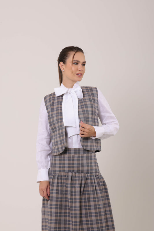 Blusa Sophie Xadrez