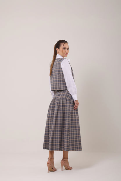Blusa Sophie Xadrez