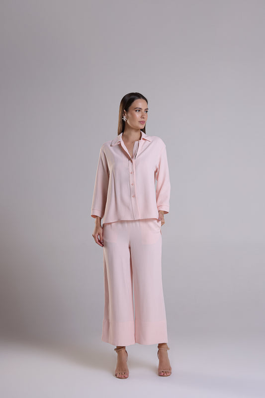 Camisa Chloé Patou Rosa