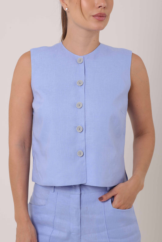 Blusa Alemanha Azul Hortência