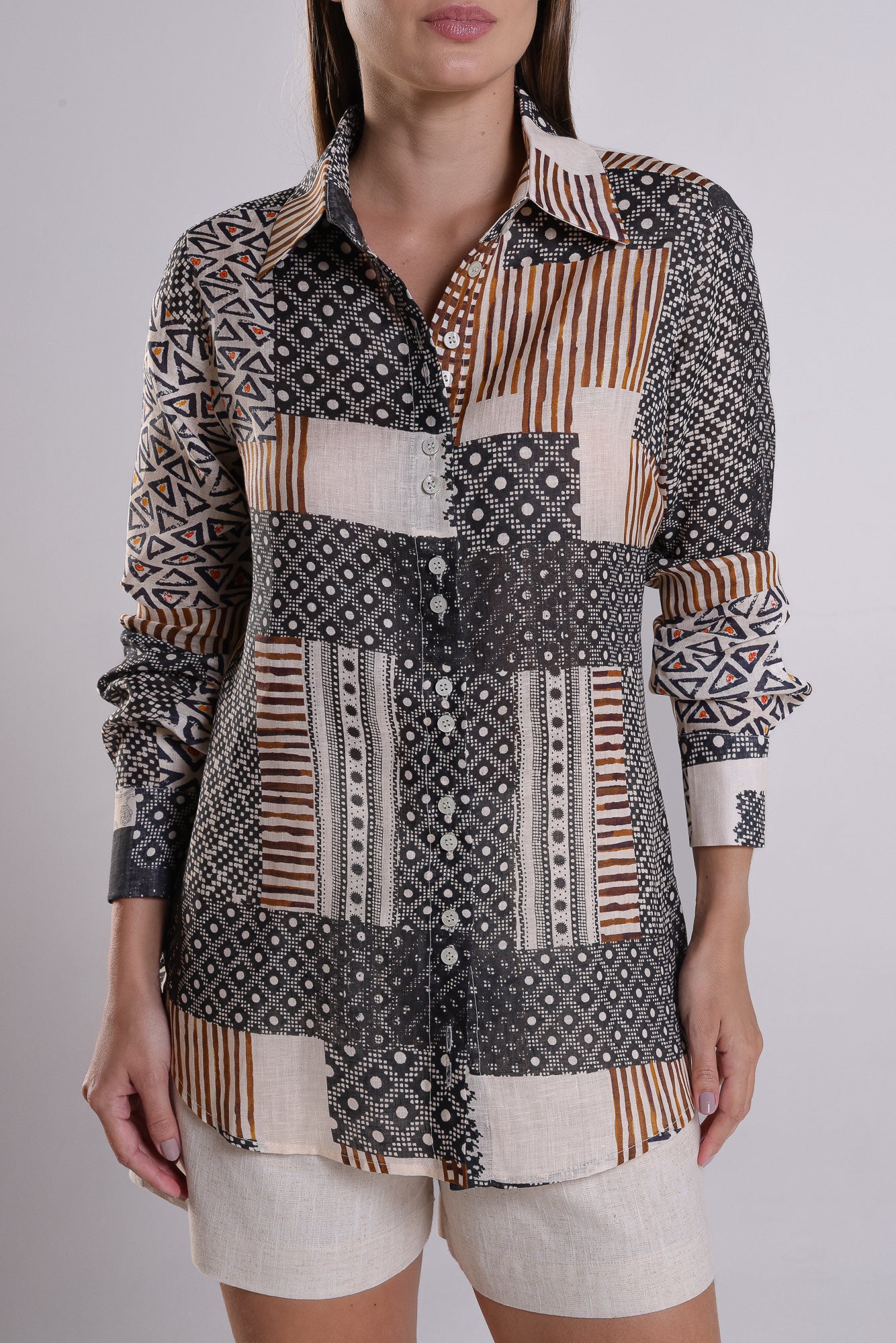 Camisa Siena Patchwork