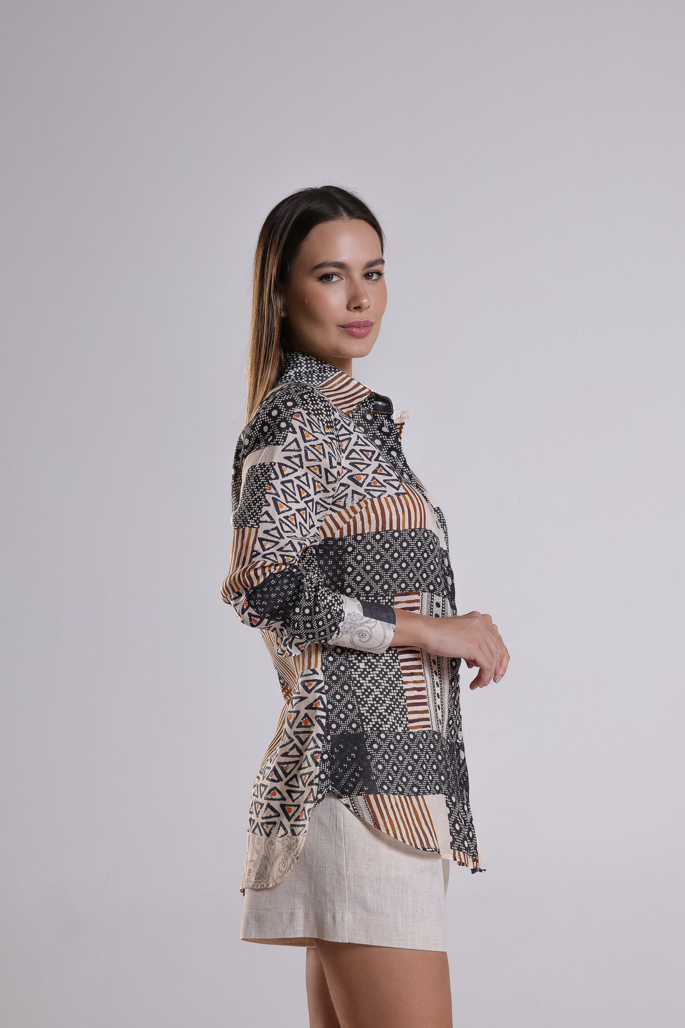 Camisa Siena Patchwork