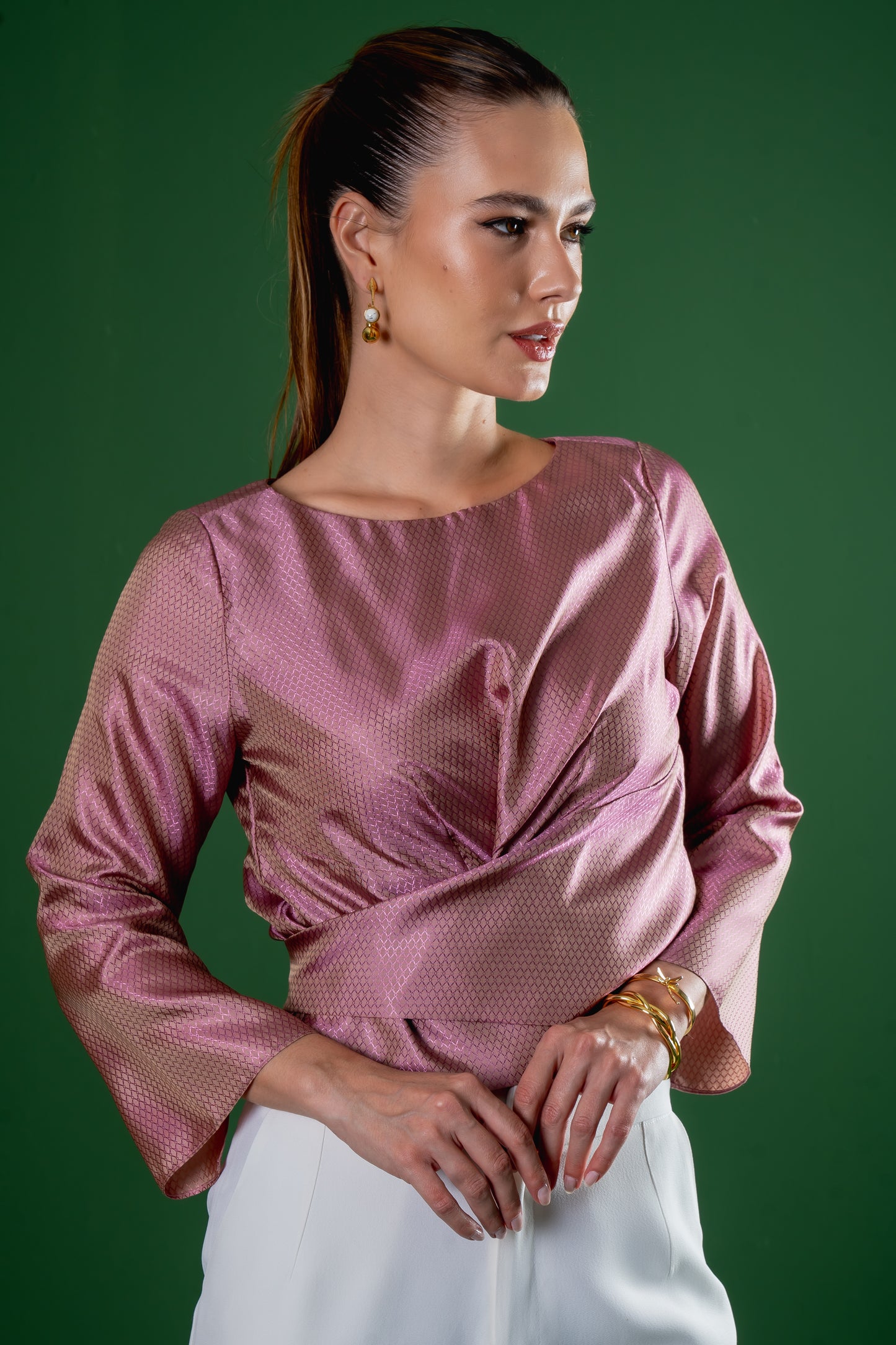 Blusa Alexia Rosa Seco