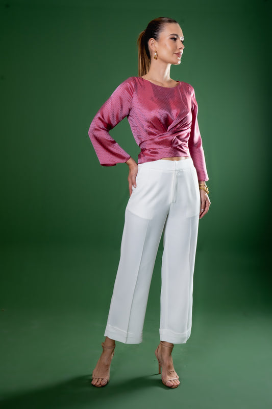 Calça Alemanha Patou Branca