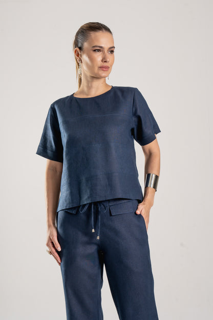 Blusa Santa Maria Marinho