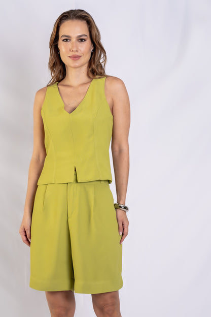 Blusa Calabria Crepe Verde