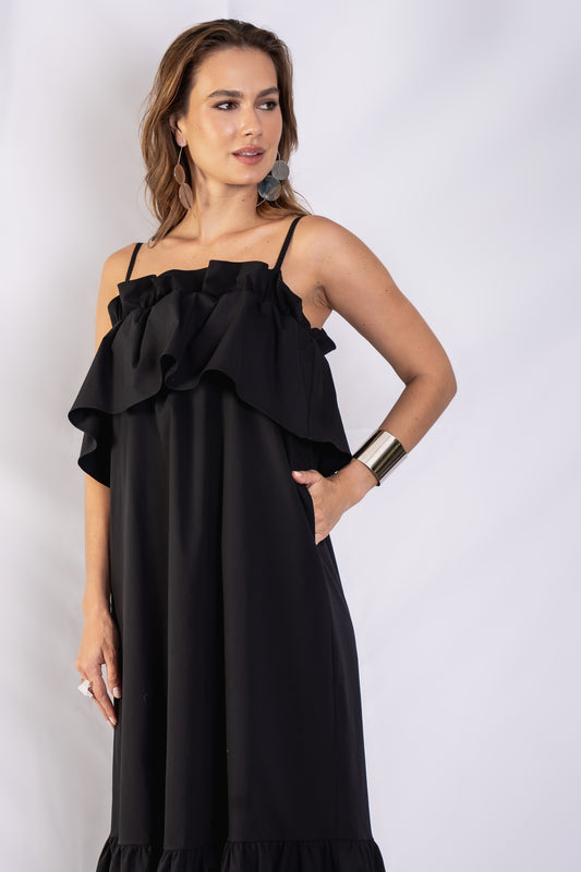 Vestido Biarritz Preto