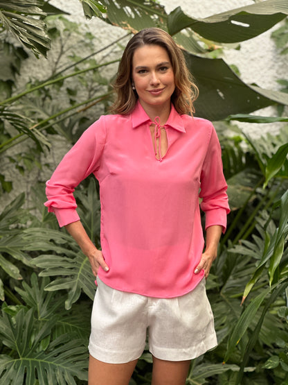 Blusa Macedônia Rosa