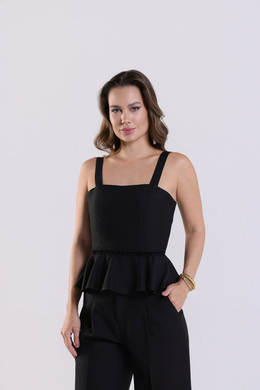 Blusa Anna Patou Preta