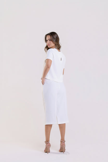 Bermuda Margot Patou Off White