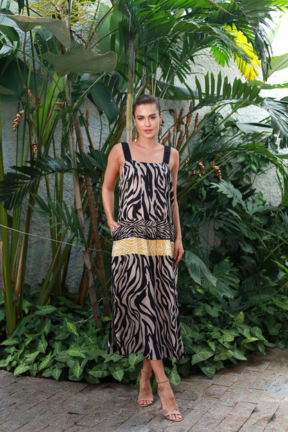 Vestido Malta Zebra