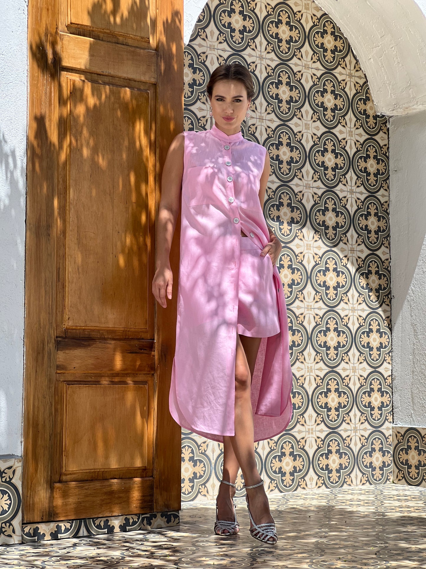 Túnica Bahamas Rosa