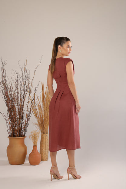 Vestido Locarno Mocha