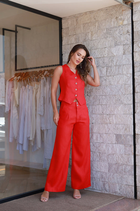 Colete Ancona Vermelho